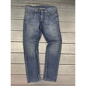 Levis 505 Jeans Mens 32X32 Blue Medium Wash Denim Straight Leg 100% Cotton